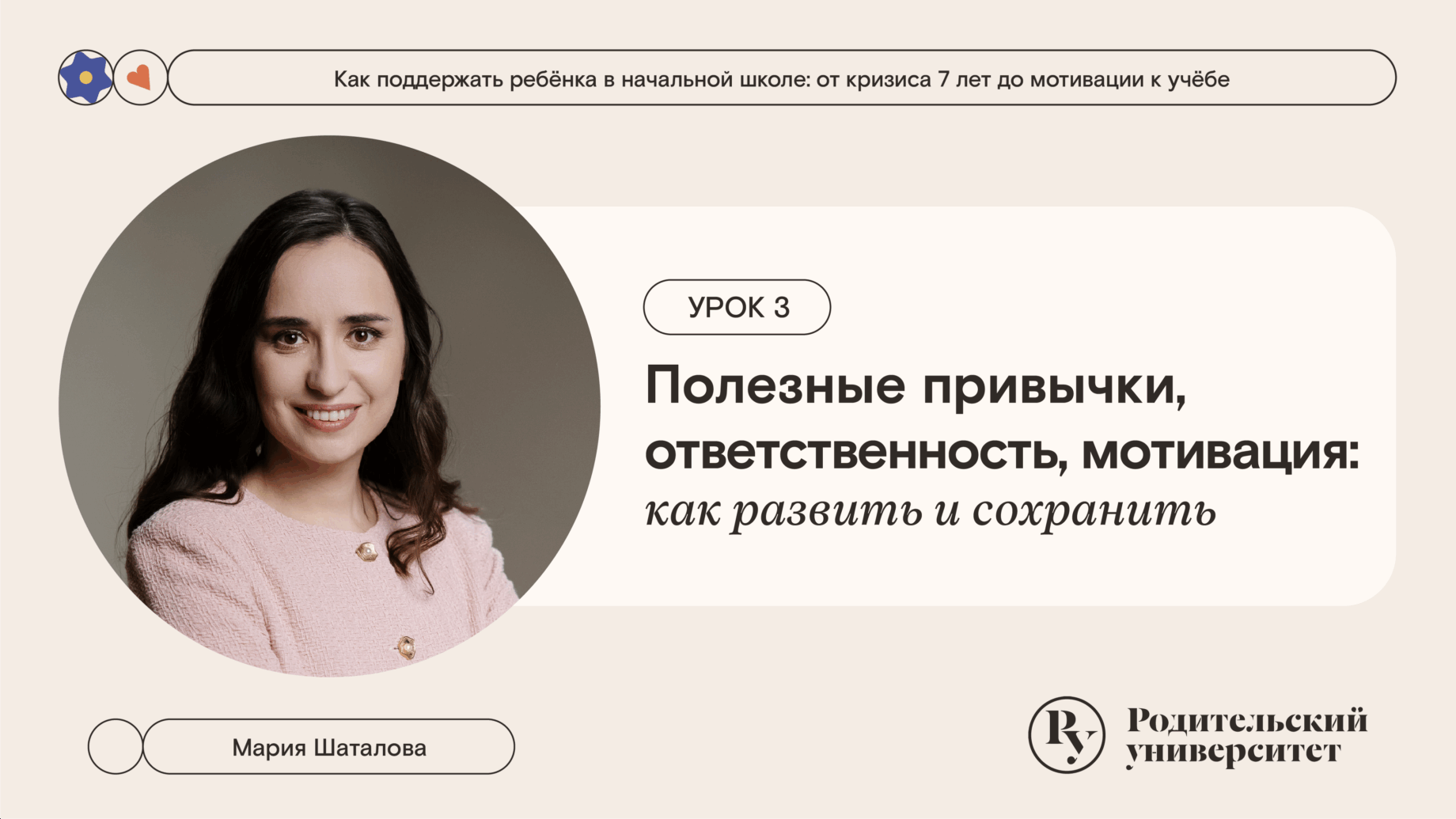 Урок 3: Полезные привычки, ответственность, мотивация: как развить и сохранить 1 Урок 3: Полезные привычки, ответственность, мотивация: как развить и сохранить